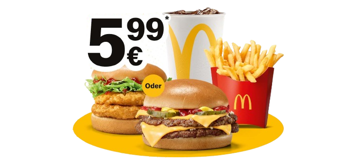 Double Cheeseburger oder Double Chickenburger