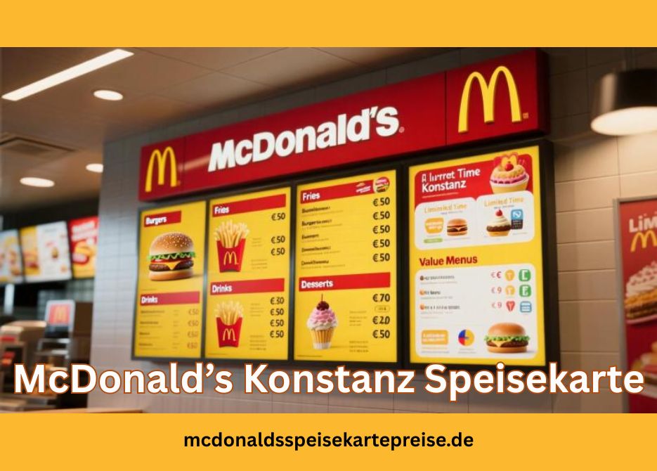McDonald’s Konstanz Speisekarte